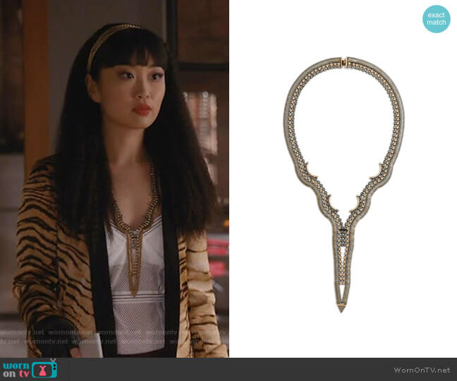 Lionette by Noa Sade Hudson Necklace worn by Monica (Alice Lee) on Take Two