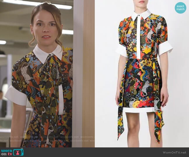 Mary Katrantzou Hayward Dress worn by Liza Miller (Sutton Foster) on Younger