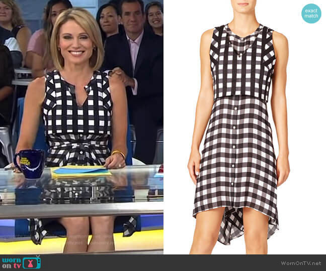 Marissa Webb Checkmate Farica Dress worn by Amy Robach on Good Morning America