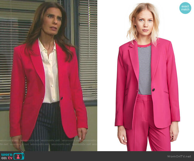 Rag & Bone Ridley Blazer worn by Hope Williams (Kristian Alfonso) on Days of our Lives
