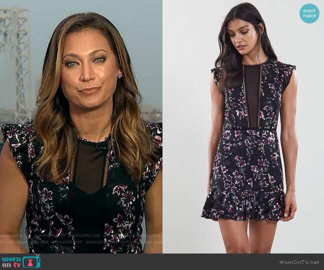 Reiss Alexandra Dress worn by Ginger Zee on Good Morning America