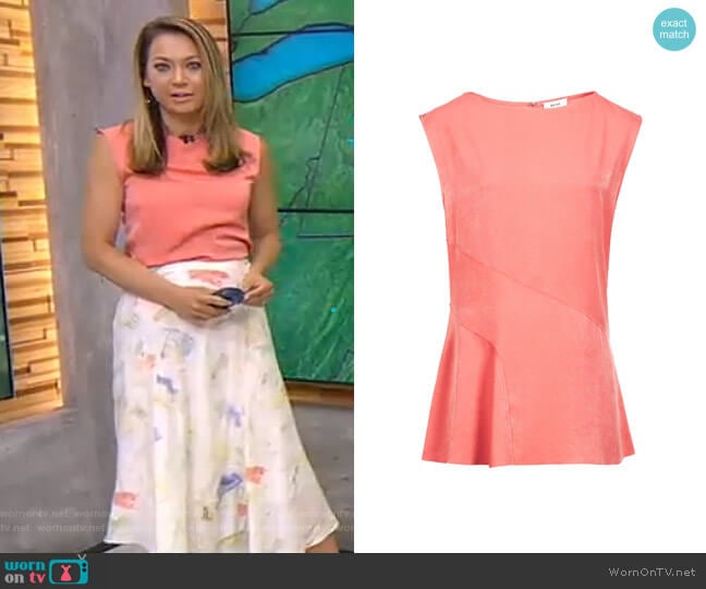 Reiss Islia Top worn by Ginger Zee on Good Morning America