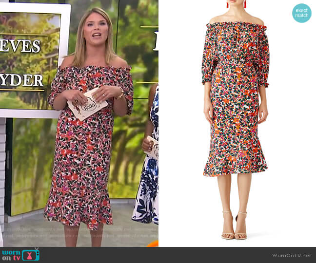 Saloni Grace Dress worn by Jenna Bush Hager on Today