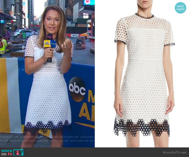 Shoshanna Carter Dress worn by Ginger Zee on Good Morning America