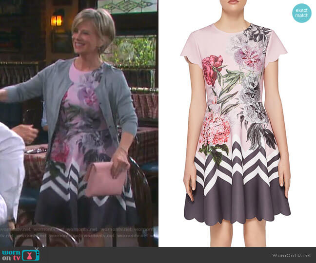 Ted Baker Haiilie Dress worn by Kayla Brady (Mary Beth Evans) on Days of our Lives