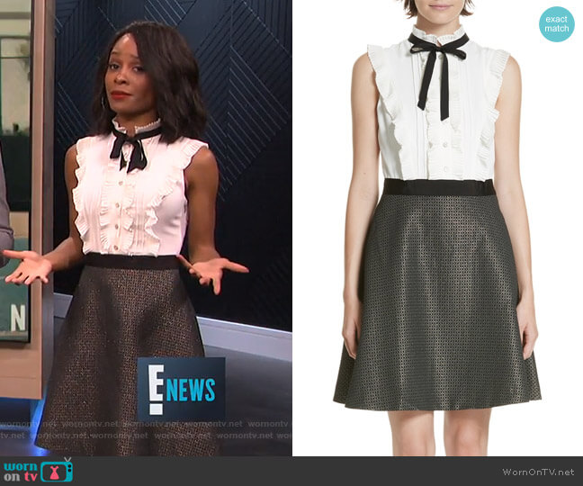 Ted Baker Karoll Dress worn by Zuri Hall on E! News