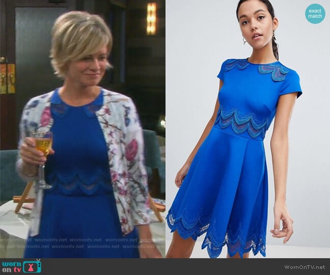Ted Baker Rehanna Dress worn by Kayla Brady (Mary Beth Evans) on Days of our Lives