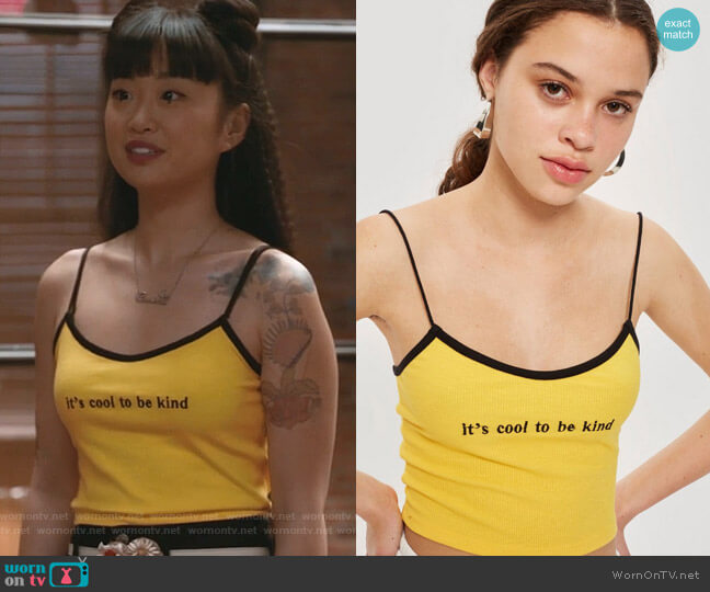 Topshop Cool To Be Kind Camisole worn by Monica (Alice Lee) on Take Two