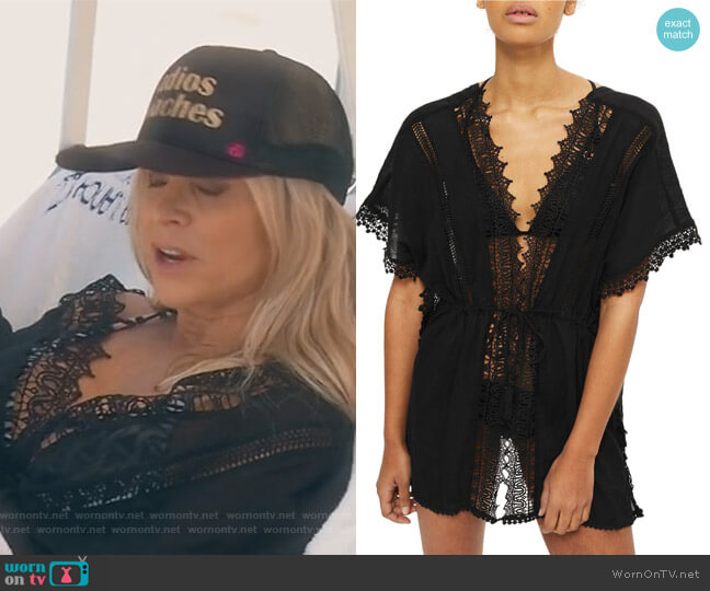 Topshop V-Neck Cover-Up Caftan worn by Tamra Judge on The Real Housewives of Orange County