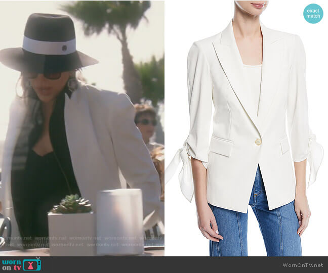 Veronica Beard Corrine Dickey Jacket worn by Kelly Dodd on The Real Housewives of Orange County