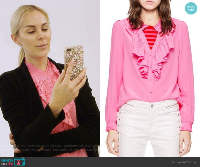 Zadig & Voltaire Tacco Shirt worn by Kameron Westcott on The Real Housewives of Dallas