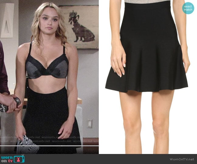 Bcbgmaxazria Ingrid Skirt worn by Summer Newman (Hunter King) on The Young and the Restless