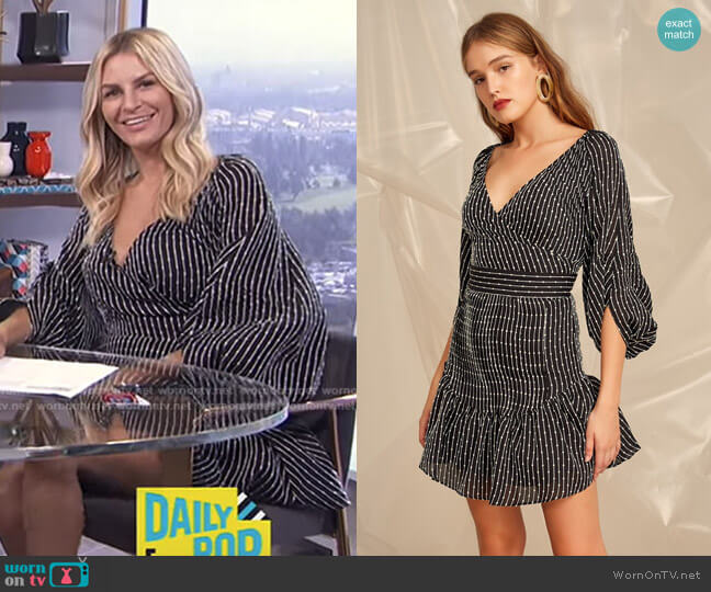 C/Meo Collective Even Love Top worn by Morgan Stewart on E! News