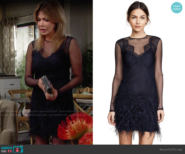 Cinq a Sept Amabella Dress worn by Taylor Hayes (Hunter Tylo) on The Bold and the Beautiful