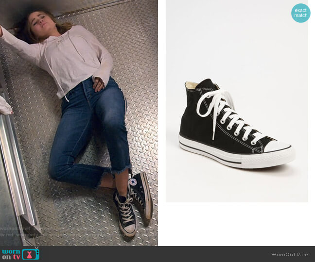 Converse Chuck Taylor High Top Sneakers worn by Patty Bladell (Debby Ryan) on Insatiable