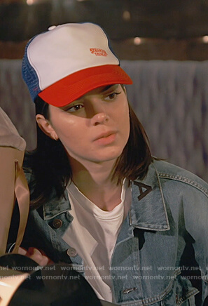 Kendall’s denim jacket on Keeping Up with the Kardashians