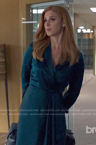 Donna’s green wrap dress on Suits