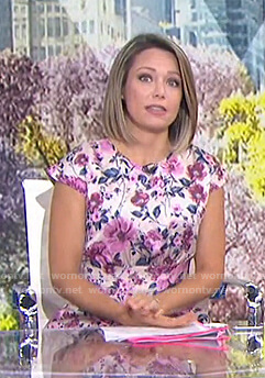 Dylan’s pink floral midi dress on Today