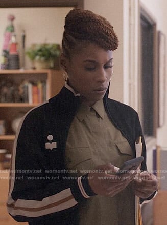 Issa’s track jacket on Insecure