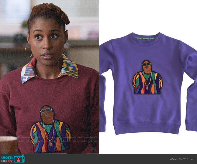 LyfestyleNYC Coogi BIG Sweatshirt worn by Issa Dee (Issa Rae) on Insecure