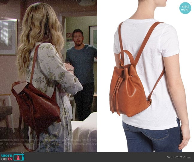 Madewell Somerset Backpack worn by Hope Logan (Annika Noelle) on The Bold and the Beautiful