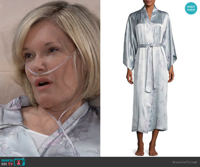 Natori Wisteria Robe worn by Ava Jerome (Maura West) on General Hospital