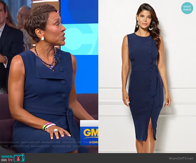 New York & Company Emme Dress - Eva Mendes Collection worn by Robin Roberts on Good Morning America
