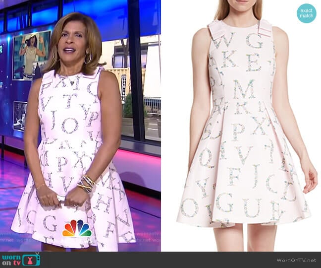 Ted Baker Zowey Dress worn by Hoda Kotb on Today