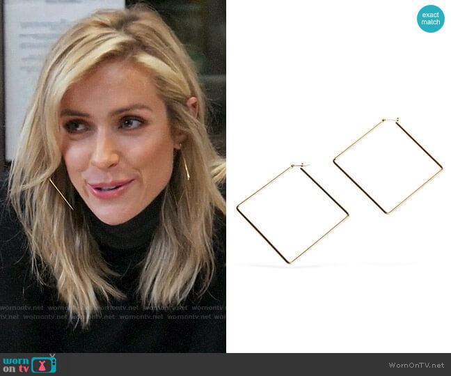 Uncommon James Girl Boss Hoops worn by Kristin Cavallari on Very Cavallari