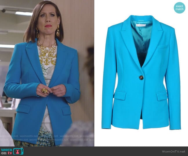 Versace Collection Single Breasted Blazer worn by Diana Trout (Miriam Shor) on Younger
