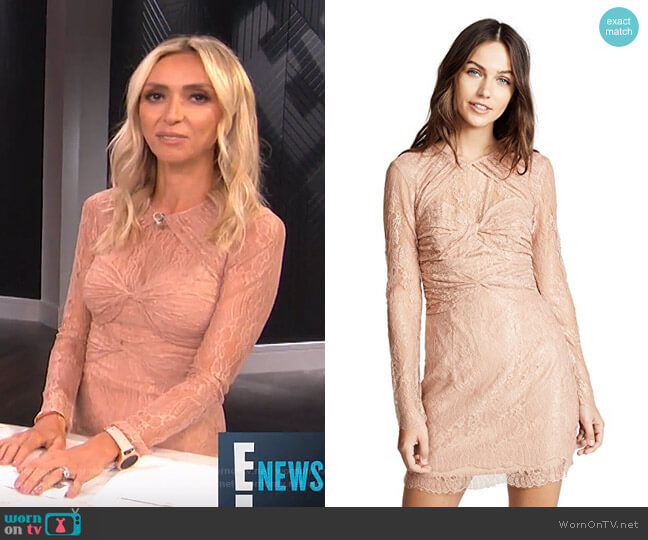 Alice McCall Not Your Girl Lace Dress worn by Giuliana Rancic on E! News