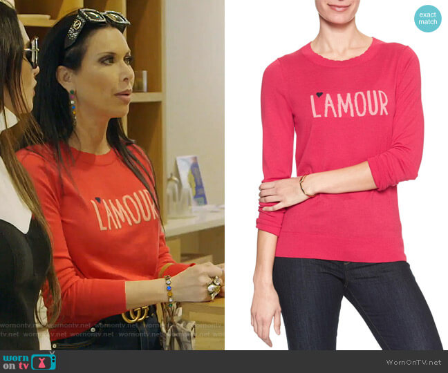 Banana Republic L'amour Sweater worn by LeeAnne Locken on The Real Housewives of Dallas