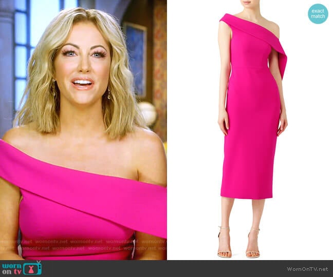 Christian Siriano Fuchsia Dress worn by Stephanie Hollman on The Real Housewives of Dallas