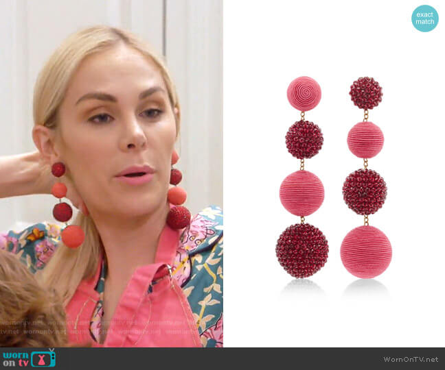 Rebecca de Ravenel Classic Gypsy Dancer Earrings worn by Kameron Westcott on The Real Housewives of Dallas