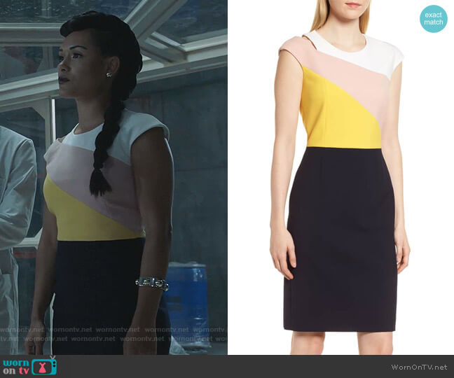 Boss Danouk Ponte Dress worn by Reeva Payge (Grace Byers) on The Gifted