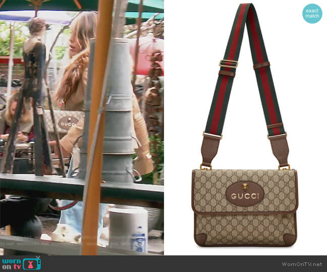 Gucci Neo Vintage Foldover Bag worn by Kelly Dodd on The Real Housewives of Orange County