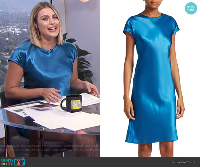 Helmut Lang Viscose Short Dress worn by Carissa Loethen Culiner on E! News