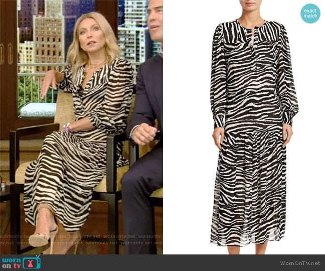 Etoile Isabel Marant Jina Dress worn by Kelly Ripa on Live with Kelly and Mark