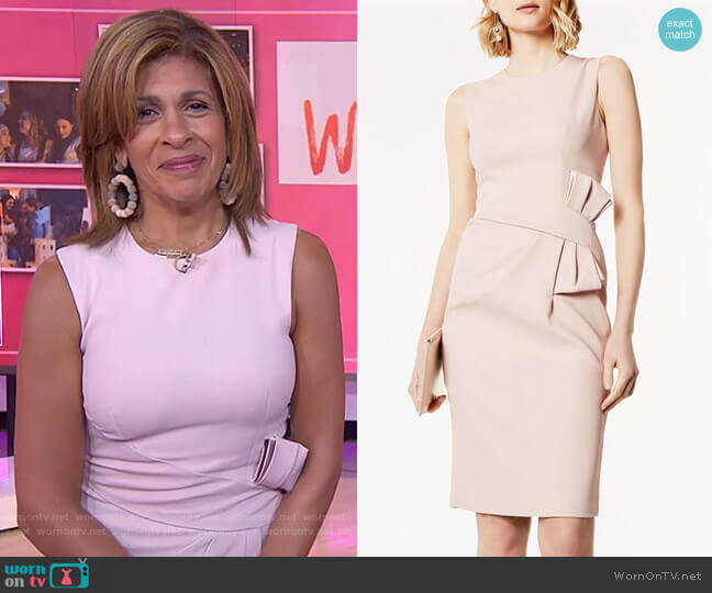 Karen Millen Bow Waist Midi Dress worn by Hoda Kotb on Today