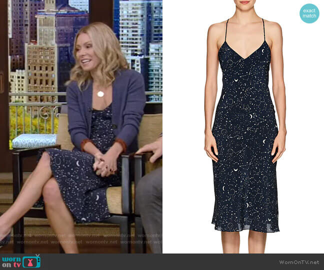 Gilda & Pearl Luna Slip Dress worn by Kelly Ripa on Live with Kelly and Mark