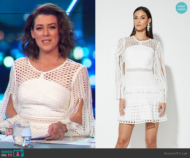 Mossman The Magic Moment Dress worn by Gorgi Coghlan on The Project