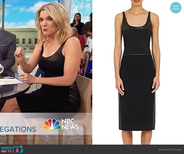 Narciso Rodriguez Mixed-Media Sheath Dress worn by Megyn Kelly on Today