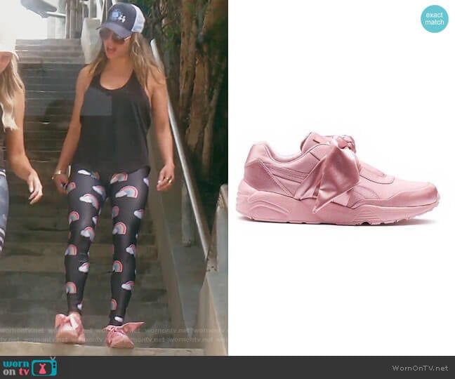 Puma Rhianna Fenty Bow Sneakers worn by Kelly Dodd on The Real Housewives of Orange County