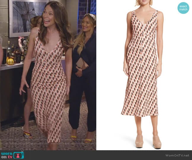 Rachel Comey Prim Jacquard Dress worn by Liza Miller (Sutton Foster) on Younger