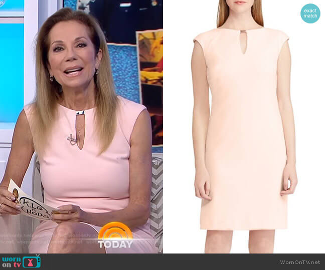 Lauren Ralph Lauren Keyhole Crepe Dress worn by Kathie Lee Gifford on Today