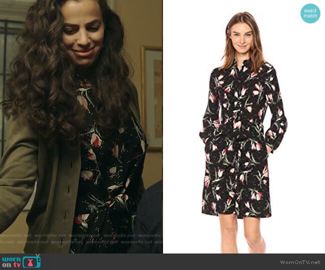 Rebecca Taylor Ikat Dress worn by Grace Stone (Athena Karkanis) on Manifest