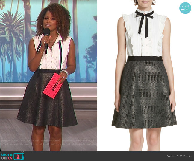 Ted Baker Karoll Skater Dress worn by Eve on The Talk