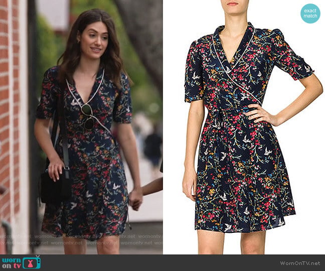 The Kooples Avian Print Dress worn by Fiona Gallagher (Emmy Rossum) on Shameless
