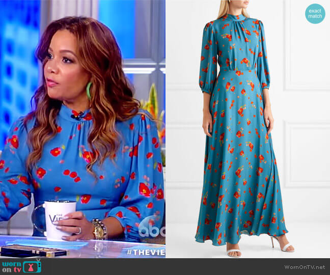 Velshenko Caroline dress worn by Sunny Hostin on The View