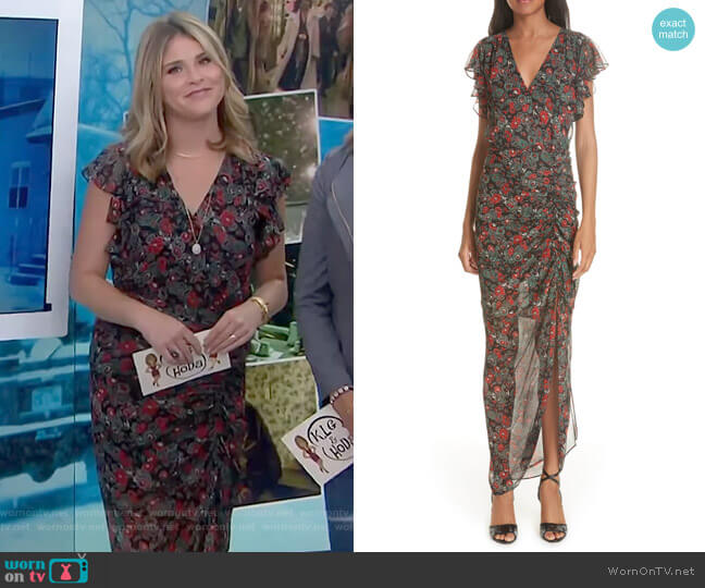 Veronica Beard Cecile Dress worn by Jenna Bush Hager on Today
